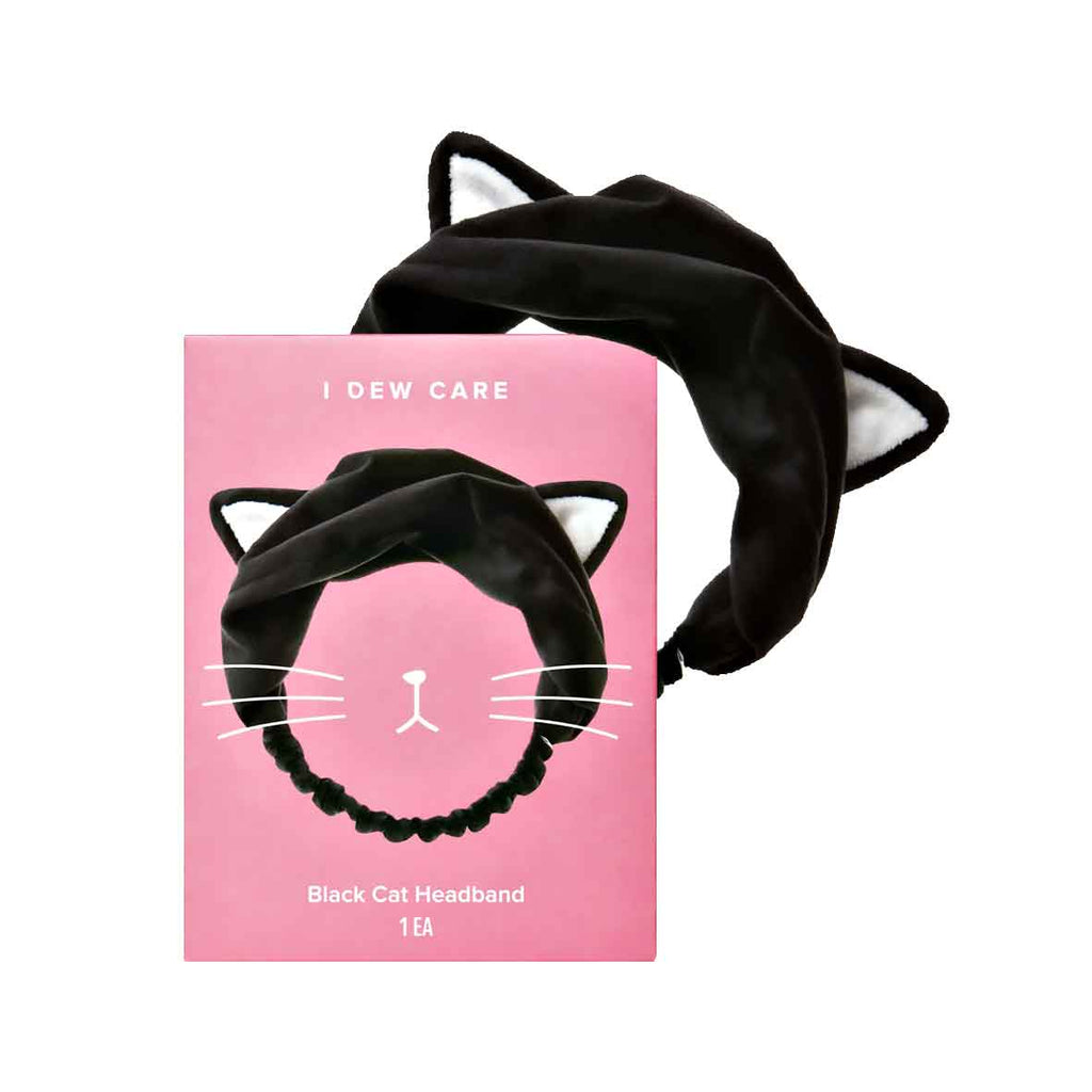 I DEW CARE Black Cat Headband